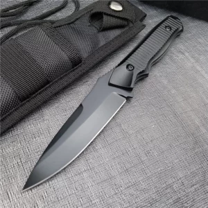 Full Tang Tactical Hunting Knife 140bk 440C Steel Blade Aluminum Alloy Handles Combat Knife Self Defense EDC Tools