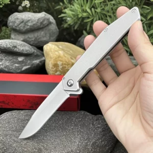 Durable 8Cr13MoV Hunting Knife KS 1720 Ergonomic 420 Steel Handle - Ideal for Outdoor Survival and Tactical Uses