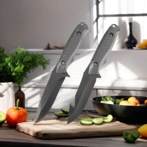 Kitchen Fixed Blade Kinfe 5Cr13Mov Blade ABS Handle Stainless Steel Household Chopping Food Knife Sharp Fruit Peeling Tool