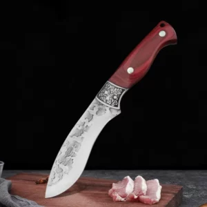Hand Forged Blade Kitchen Knives Cleaver Meat Fish Fruit Vegetable Butcher Boning Knife Chef Slicing Cooking Utility Knife Tools