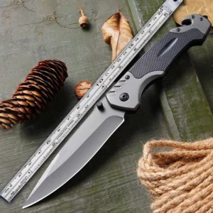 Tactical Survival Knife G10 Camping Folding Knife Stainless Steel Folding Knife Portable Pocket Defense Pocket Knife
