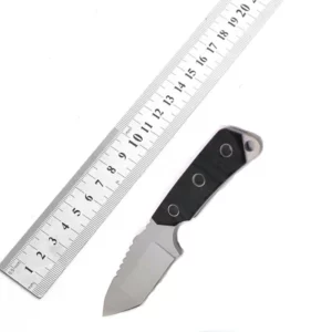 Popular Small Fixed Blade Knives Full Tang Neck Knife Tactical Knife with Sheath and G10 Handle for Camping