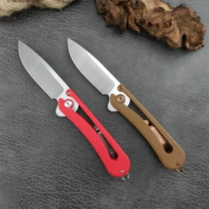 KREMENETSKY Outdoor Pocket Tactical Folding Knife D2 Blade G10 Handles Outdoor Hunting Tactical Knives Camping Safety EDC Tool