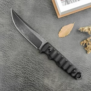 Hunting Knife D2 Fixed Blade Knives with Kydex Sheath G10 Handle Outdoor Military Tactical Combat Camping for Knife