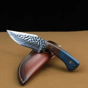 Hunting knife, outdoor camping EDC tool, high hardness straight knife, barbecue skin peeling knife, fruit knife