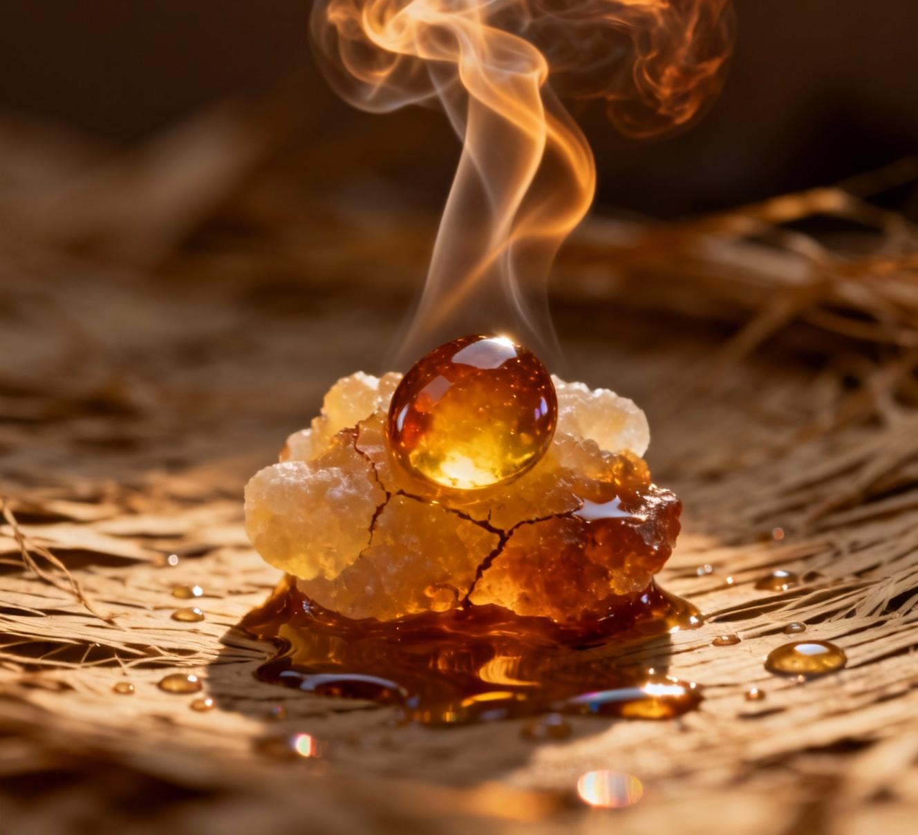 Illustration of ancient aromatic practices